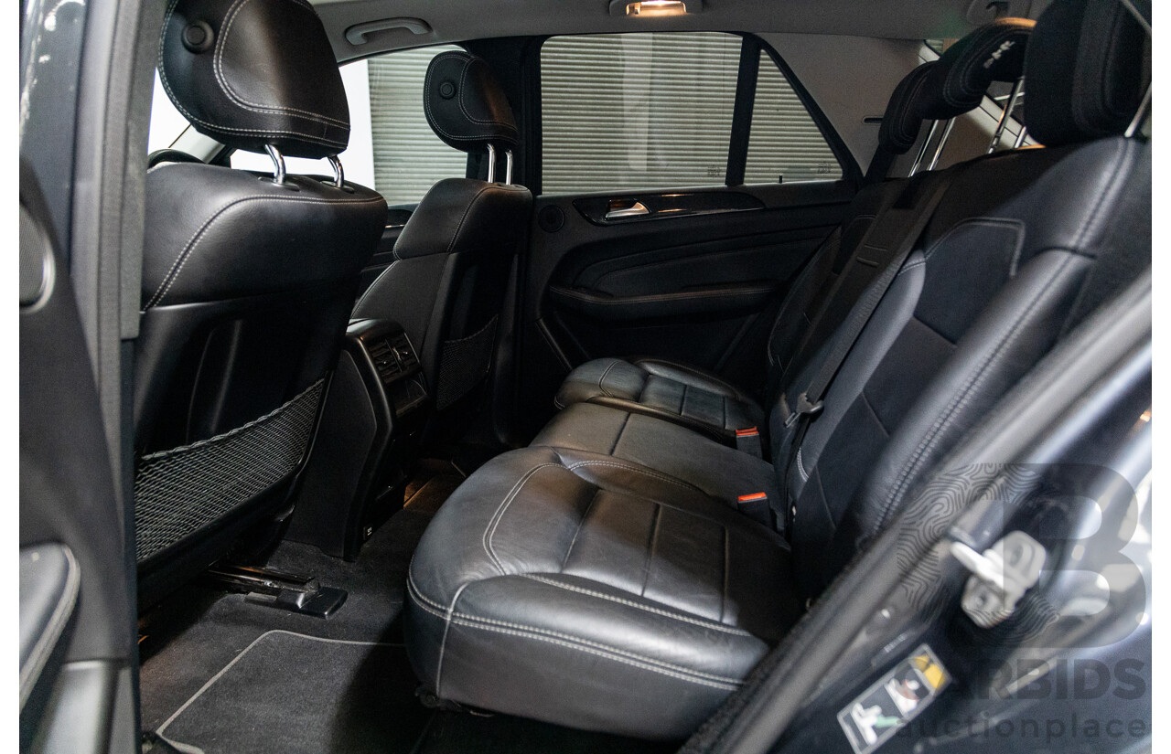 08/2014 Mercedes-Benz ML350 AMG Pack CDI BLUETEC (AWD) W166 MY14 4D Wagon Tenorite Grey Metallic Turbo Diesel 3.0L