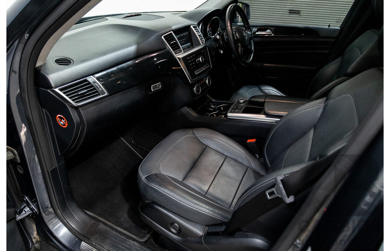 08/2014 Mercedes-Benz ML350 AMG Pack CDI BLUETEC (AWD) W166 MY14 4D Wagon Tenorite Grey Metallic Turbo Diesel 3.0L