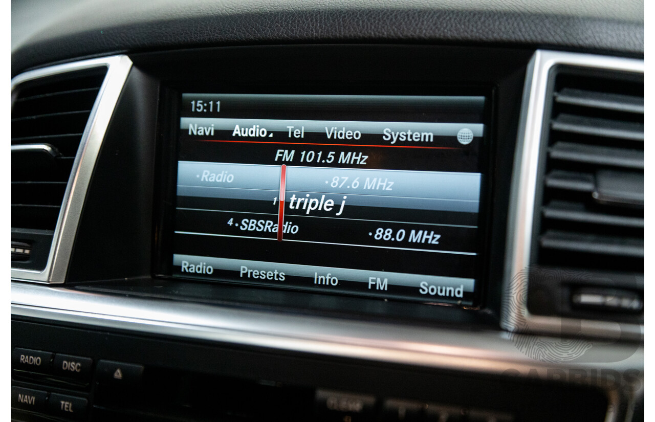 08/2014 Mercedes-Benz ML350 AMG Pack CDI BLUETEC (AWD) W166 MY14 4D Wagon Tenorite Grey Metallic Turbo Diesel 3.0L