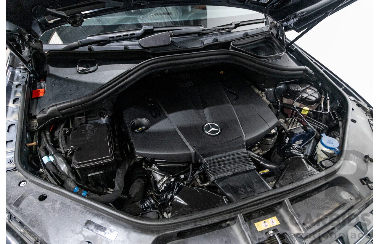 08/2014 Mercedes-Benz ML350 AMG Pack CDI BLUETEC (AWD) W166 MY14 4D Wagon Tenorite Grey Metallic Turbo Diesel 3.0L