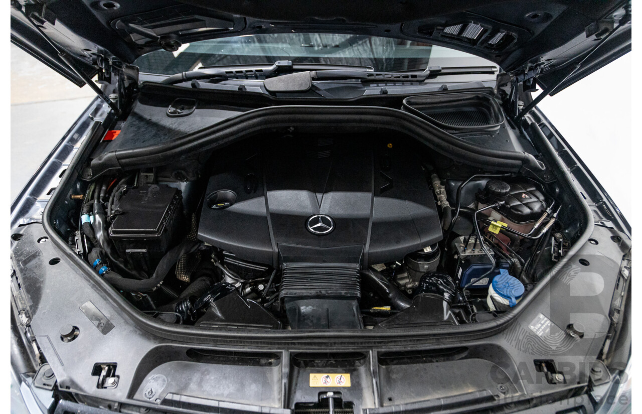 08/2014 Mercedes-Benz ML350 AMG Pack CDI BLUETEC (AWD) W166 MY14 4D Wagon Tenorite Grey Metallic Turbo Diesel 3.0L