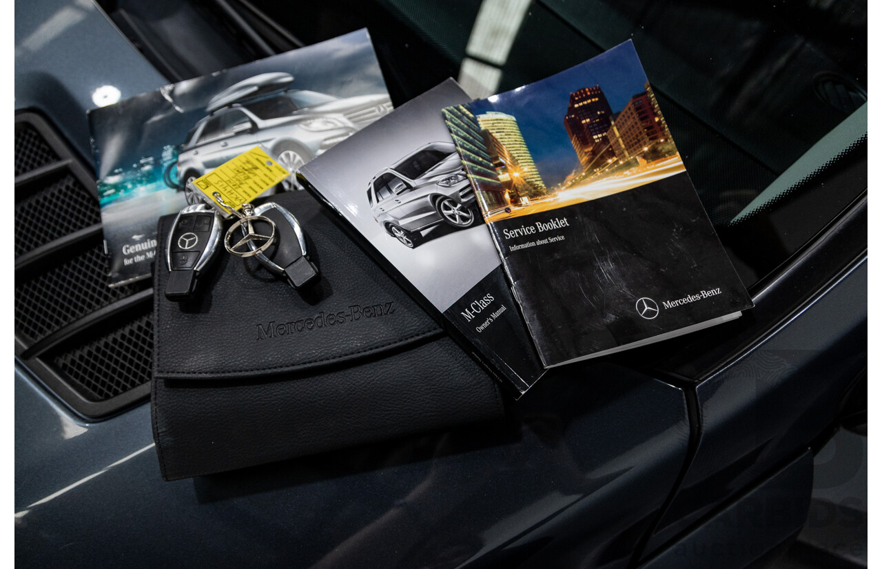 08/2014 Mercedes-Benz ML350 AMG Pack CDI BLUETEC (AWD) W166 MY14 4D Wagon Tenorite Grey Metallic Turbo Diesel 3.0L