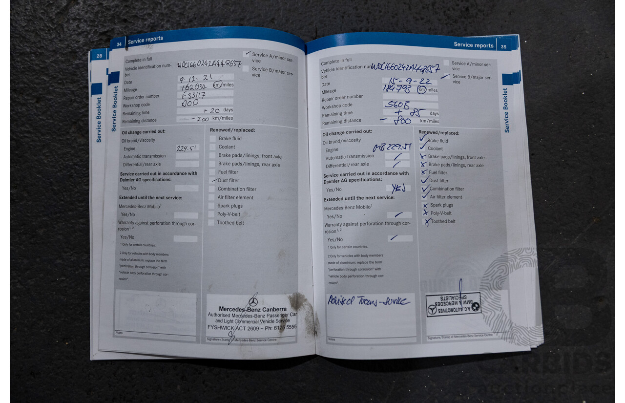 08/2014 Mercedes-Benz ML350 AMG Pack CDI BLUETEC (AWD) W166 MY14 4D Wagon Tenorite Grey Metallic Turbo Diesel 3.0L