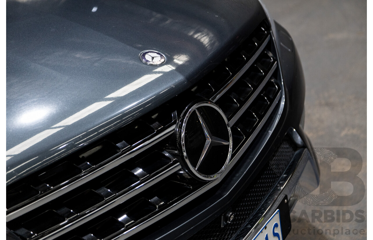 08/2014 Mercedes-Benz ML350 AMG Pack CDI BLUETEC (AWD) W166 MY14 4D Wagon Tenorite Grey Metallic Turbo Diesel 3.0L
