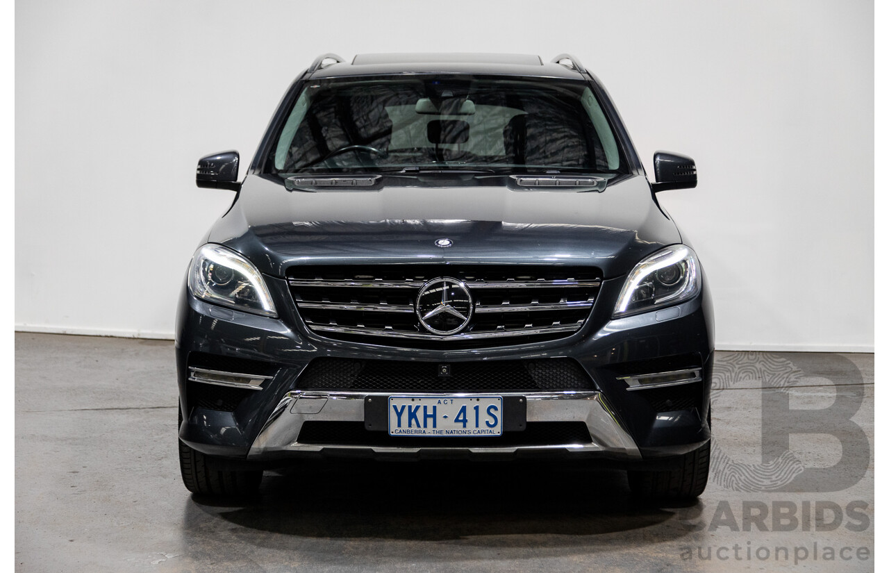 08/2014 Mercedes-Benz ML350 AMG Pack CDI BLUETEC (AWD) W166 MY14 4D Wagon Tenorite Grey Metallic Turbo Diesel 3.0L