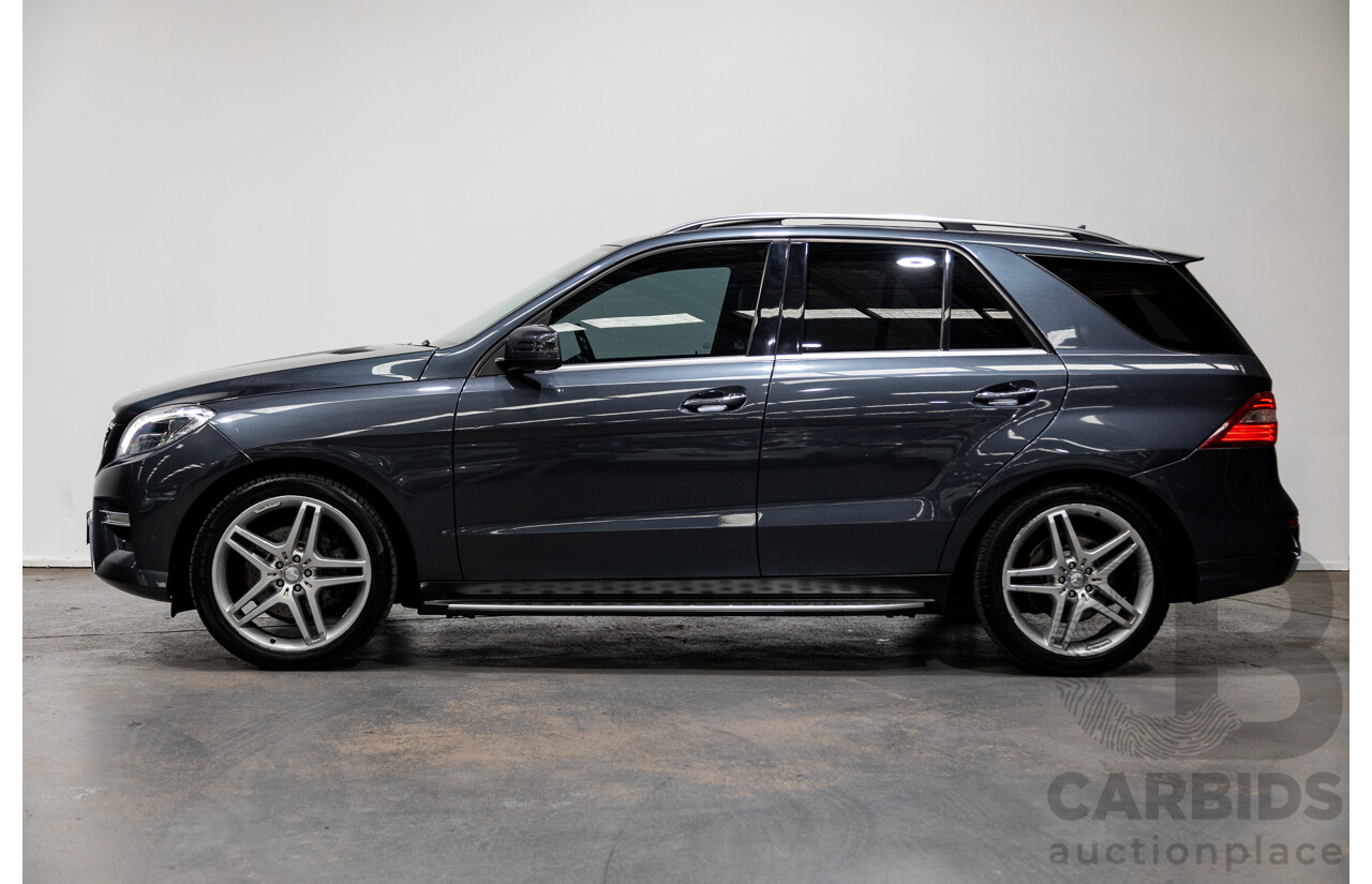 08/2014 Mercedes-Benz ML350 AMG Pack CDI BLUETEC (AWD) W166 MY14 4D Wagon Tenorite Grey Metallic Turbo Diesel 3.0L