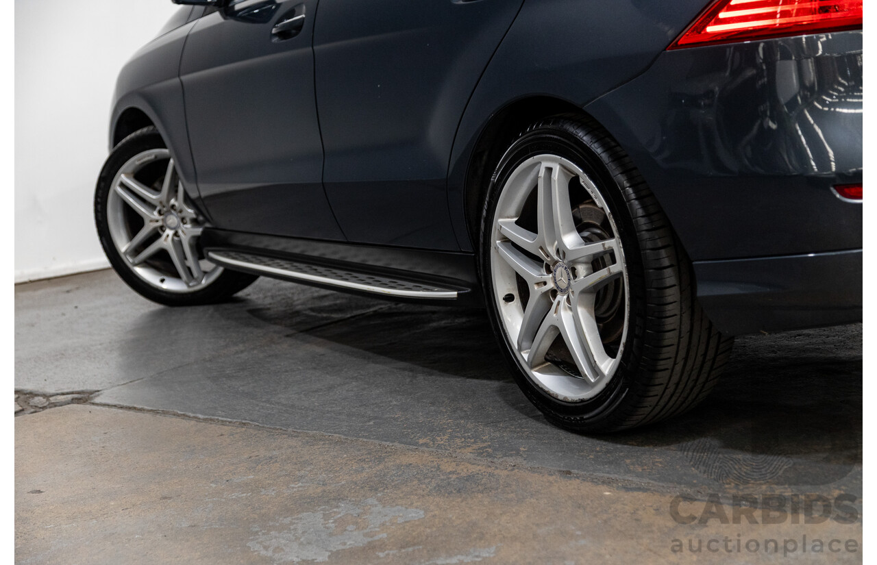 08/2014 Mercedes-Benz ML350 AMG Pack CDI BLUETEC (AWD) W166 MY14 4D Wagon Tenorite Grey Metallic Turbo Diesel 3.0L