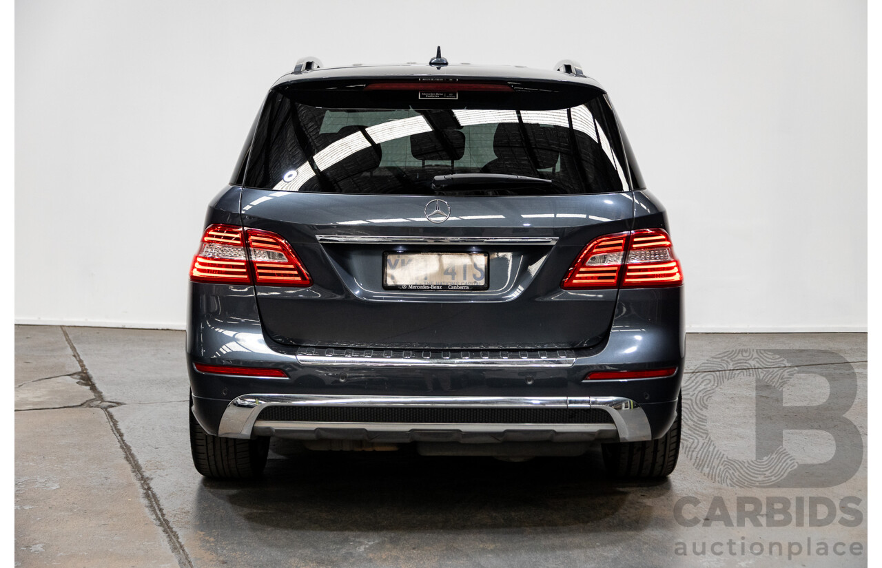 08/2014 Mercedes-Benz ML350 AMG Pack CDI BLUETEC (AWD) W166 MY14 4D Wagon Tenorite Grey Metallic Turbo Diesel 3.0L