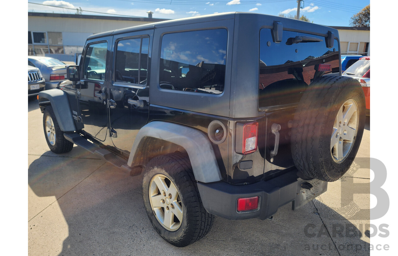 4/2012 Jeep Wrangler Unlimited Sport (4x4) JK MY12 4d Hardtop Black 3.6L