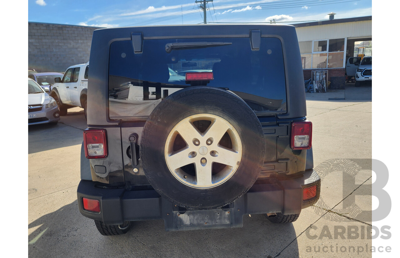 4/2012 Jeep Wrangler Unlimited Sport (4x4) JK MY12 4d Hardtop Black 3.6L