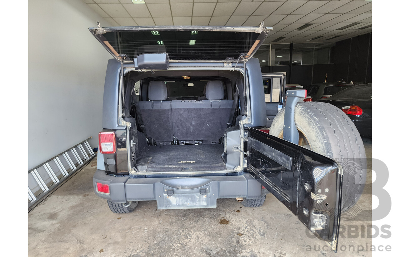 4/2012 Jeep Wrangler Unlimited Sport (4x4) JK MY12 4d Hardtop Black 3.6L