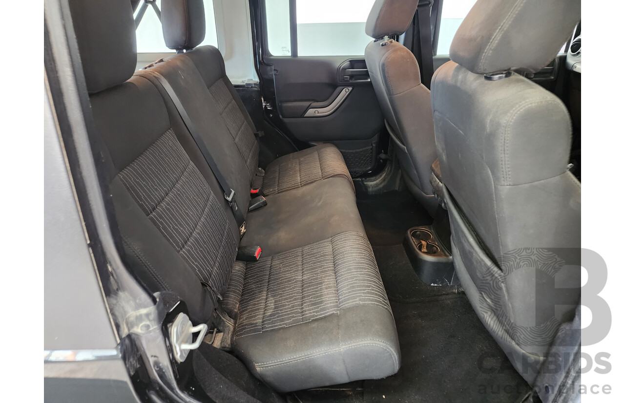 4/2012 Jeep Wrangler Unlimited Sport (4x4) JK MY12 4d Hardtop Black 3.6L