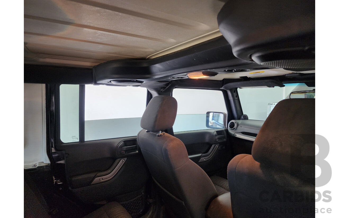 4/2012 Jeep Wrangler Unlimited Sport (4x4) JK MY12 4d Hardtop Black 3.6L