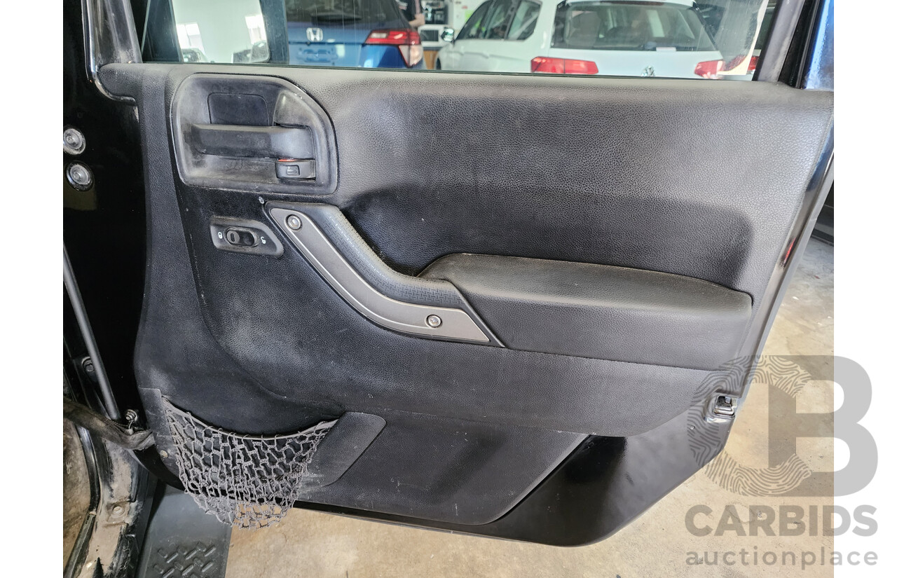 4/2012 Jeep Wrangler Unlimited Sport (4x4) JK MY12 4d Hardtop Black 3.6L