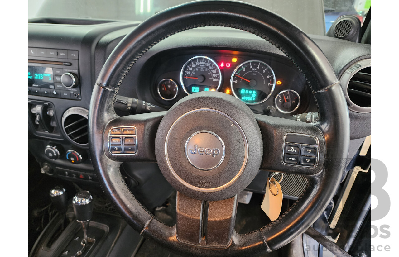 4/2012 Jeep Wrangler Unlimited Sport (4x4) JK MY12 4d Hardtop Black 3.6L