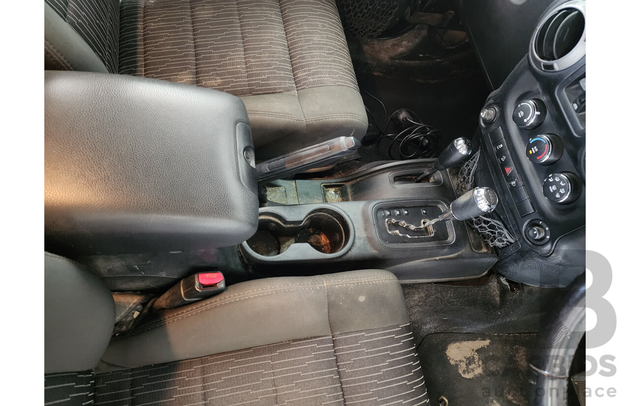 4/2012 Jeep Wrangler Unlimited Sport (4x4) JK MY12 4d Hardtop Black 3.6L