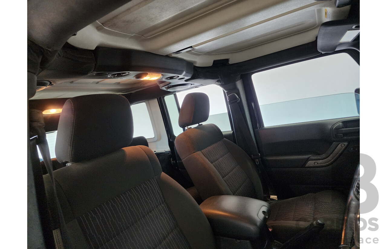 4/2012 Jeep Wrangler Unlimited Sport (4x4) JK MY12 4d Hardtop Black 3.6L