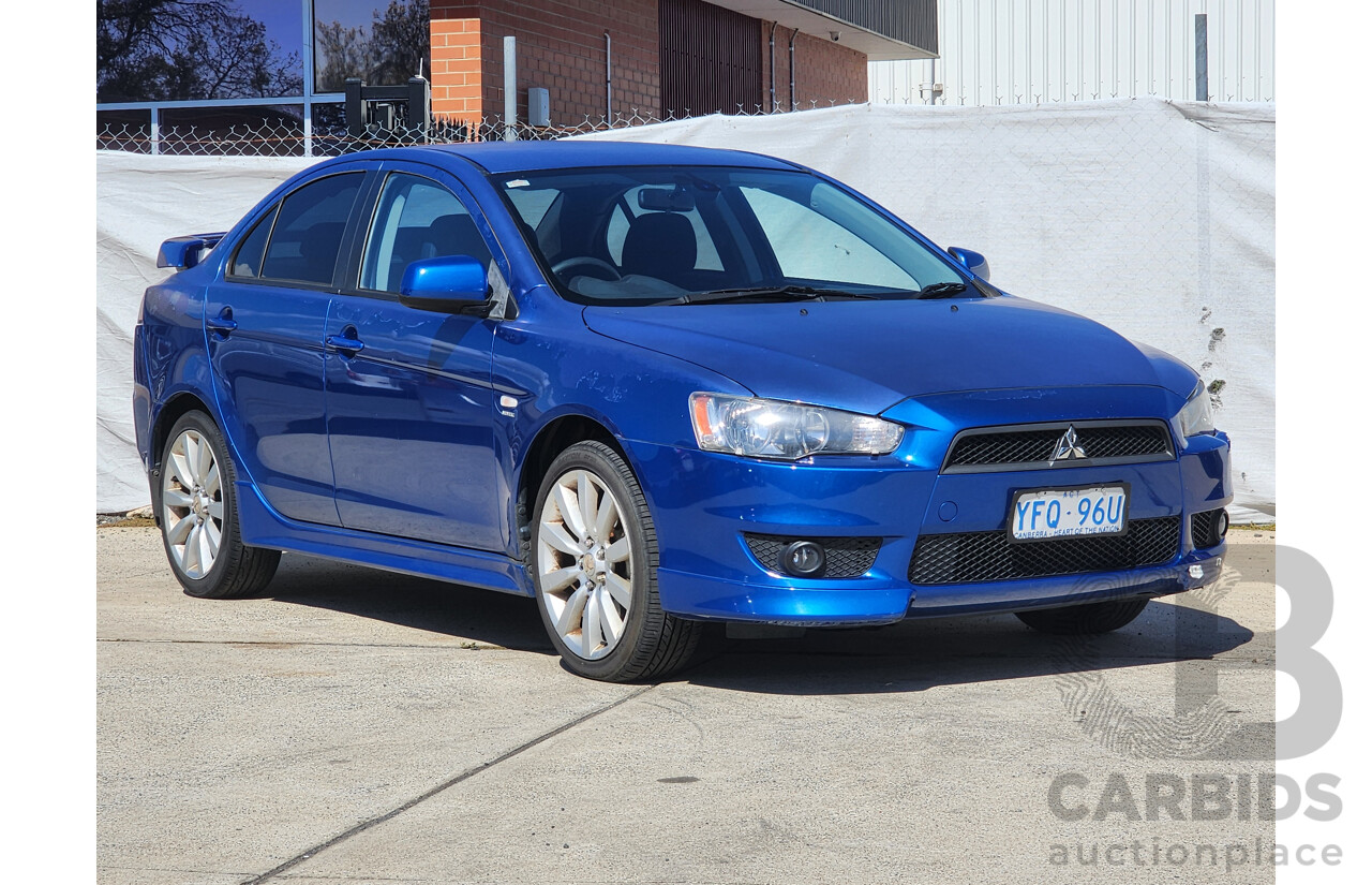 10/2008 Mitsubishi Lancer VR-X CJ 4d Sedan Blue 2.0L