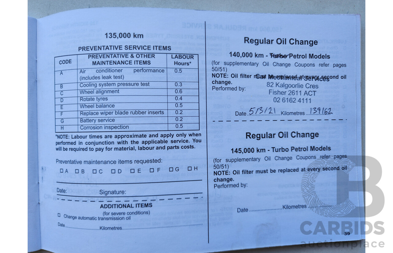 10/2008 Mitsubishi Lancer VR-X CJ 4d Sedan Blue 2.0L