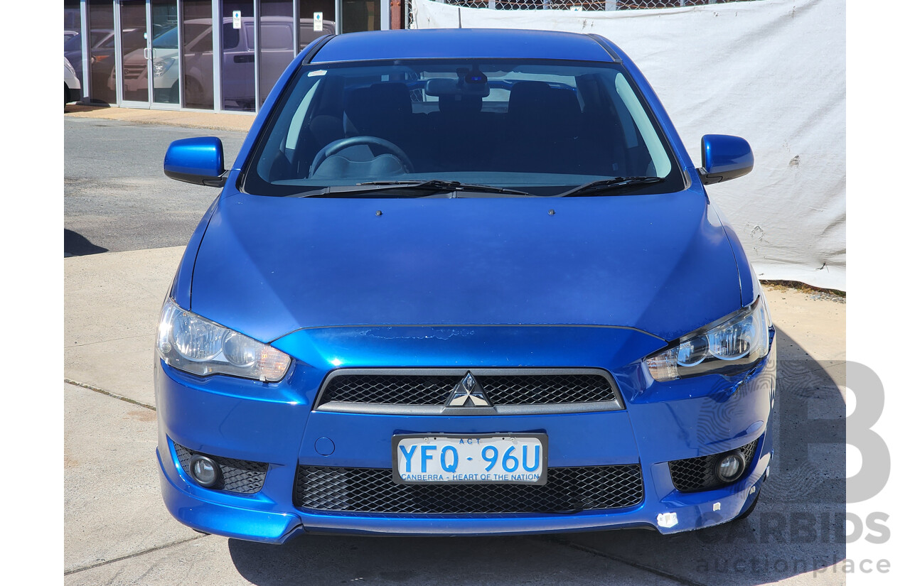 10/2008 Mitsubishi Lancer VR-X CJ 4d Sedan Blue 2.0L