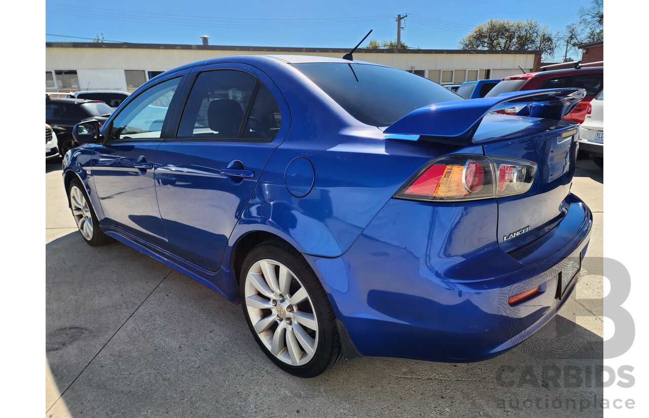 10/2008 Mitsubishi Lancer VR-X CJ 4d Sedan Blue 2.0L