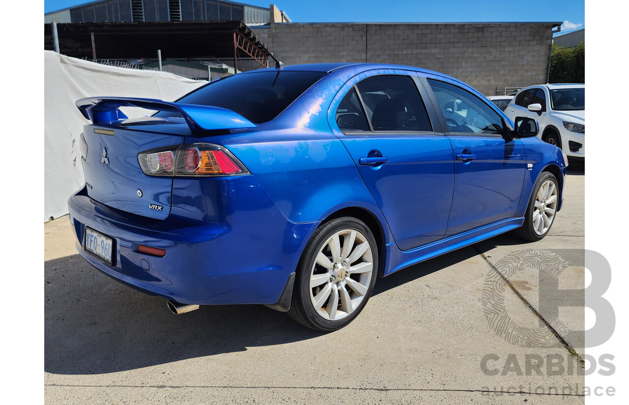 10/2008 Mitsubishi Lancer VR-X CJ 4d Sedan Blue 2.0L