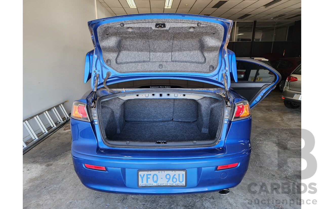 10/2008 Mitsubishi Lancer VR-X CJ 4d Sedan Blue 2.0L