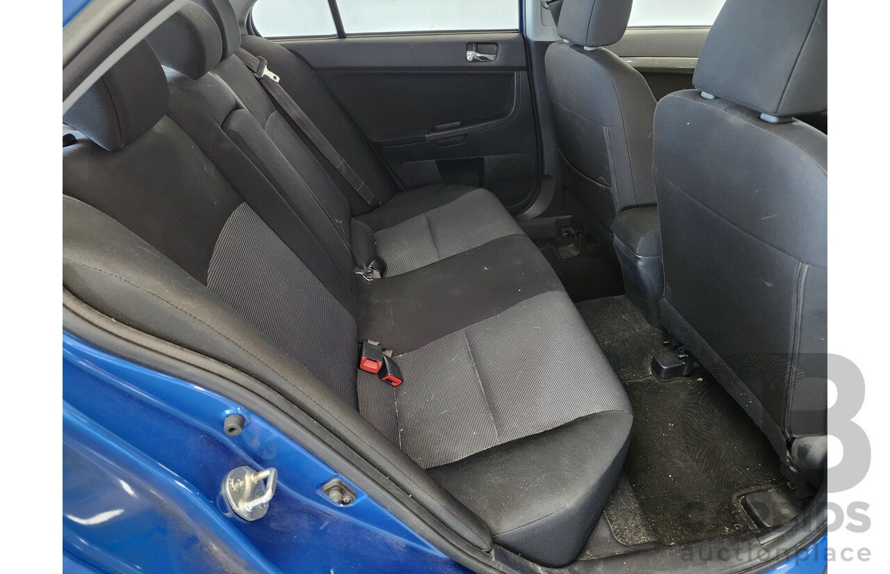 10/2008 Mitsubishi Lancer VR-X CJ 4d Sedan Blue 2.0L