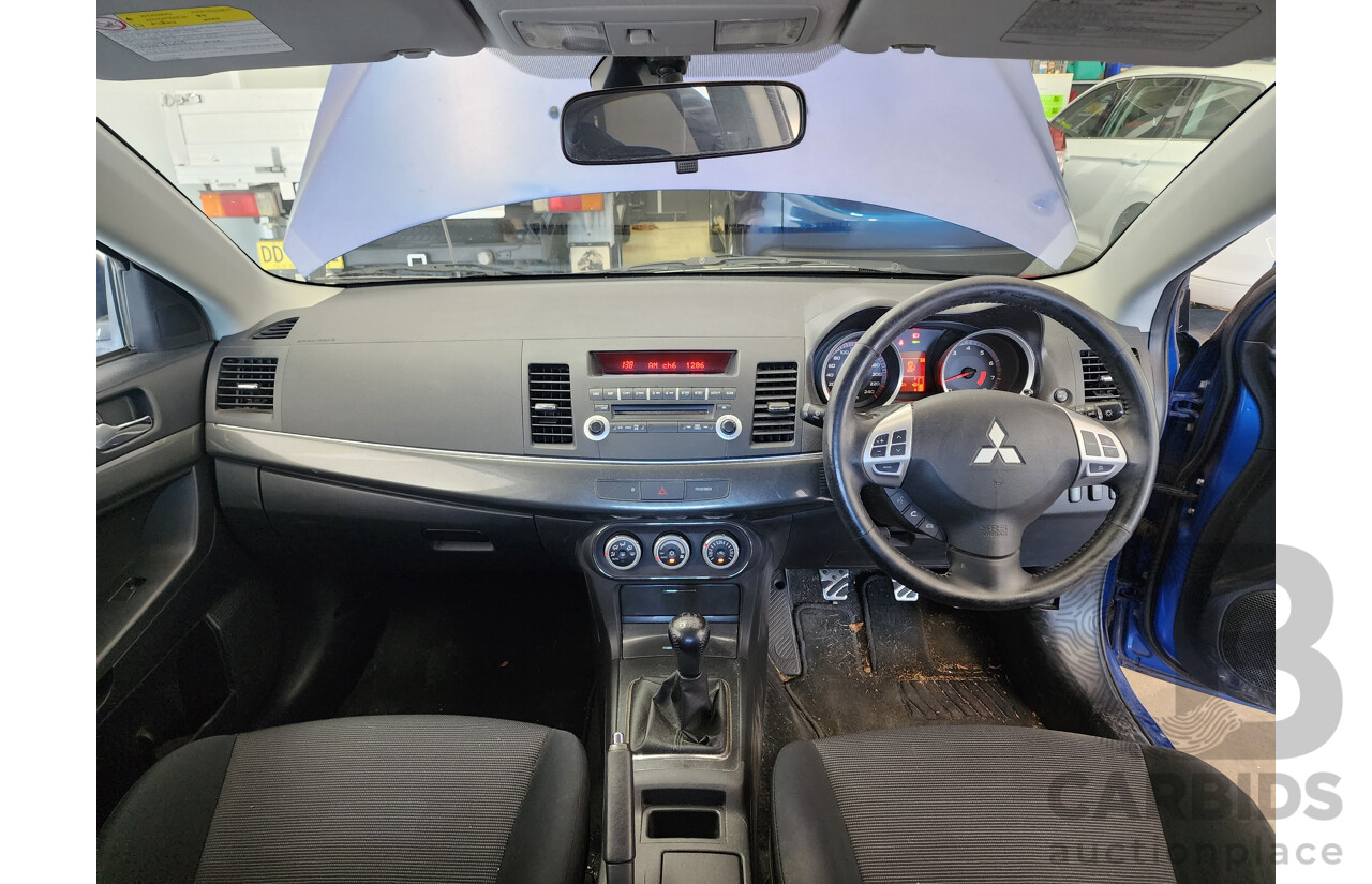 10/2008 Mitsubishi Lancer VR-X CJ 4d Sedan Blue 2.0L