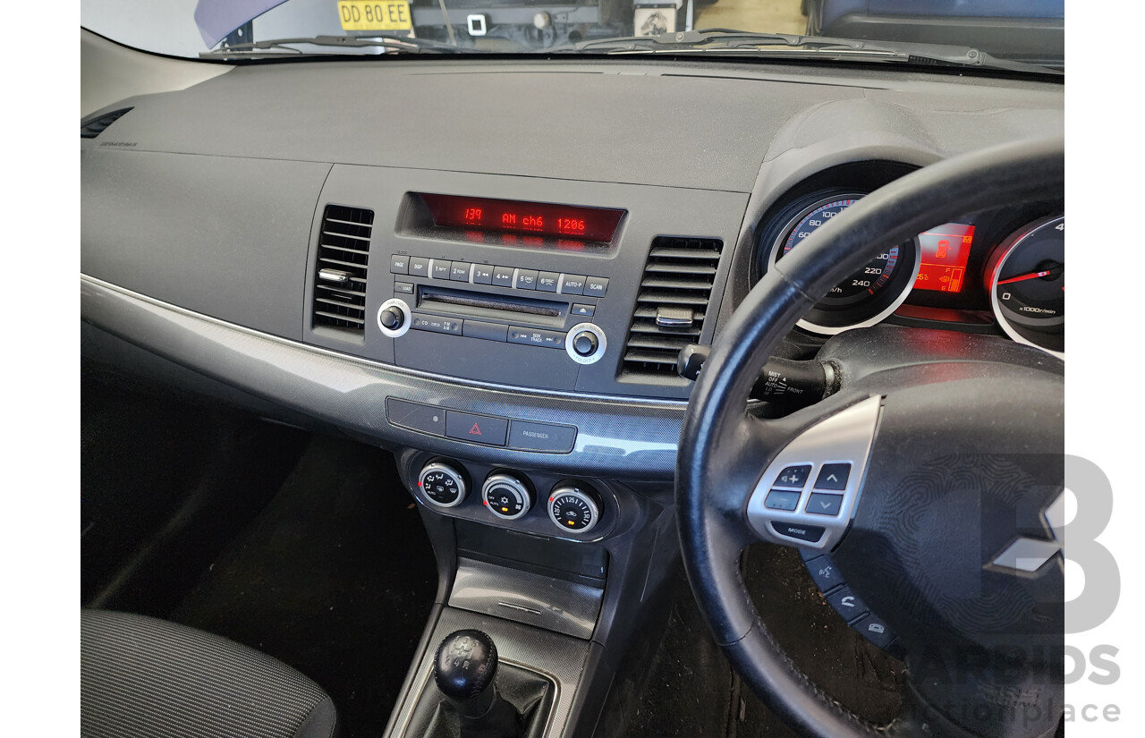 10/2008 Mitsubishi Lancer VR-X CJ 4d Sedan Blue 2.0L