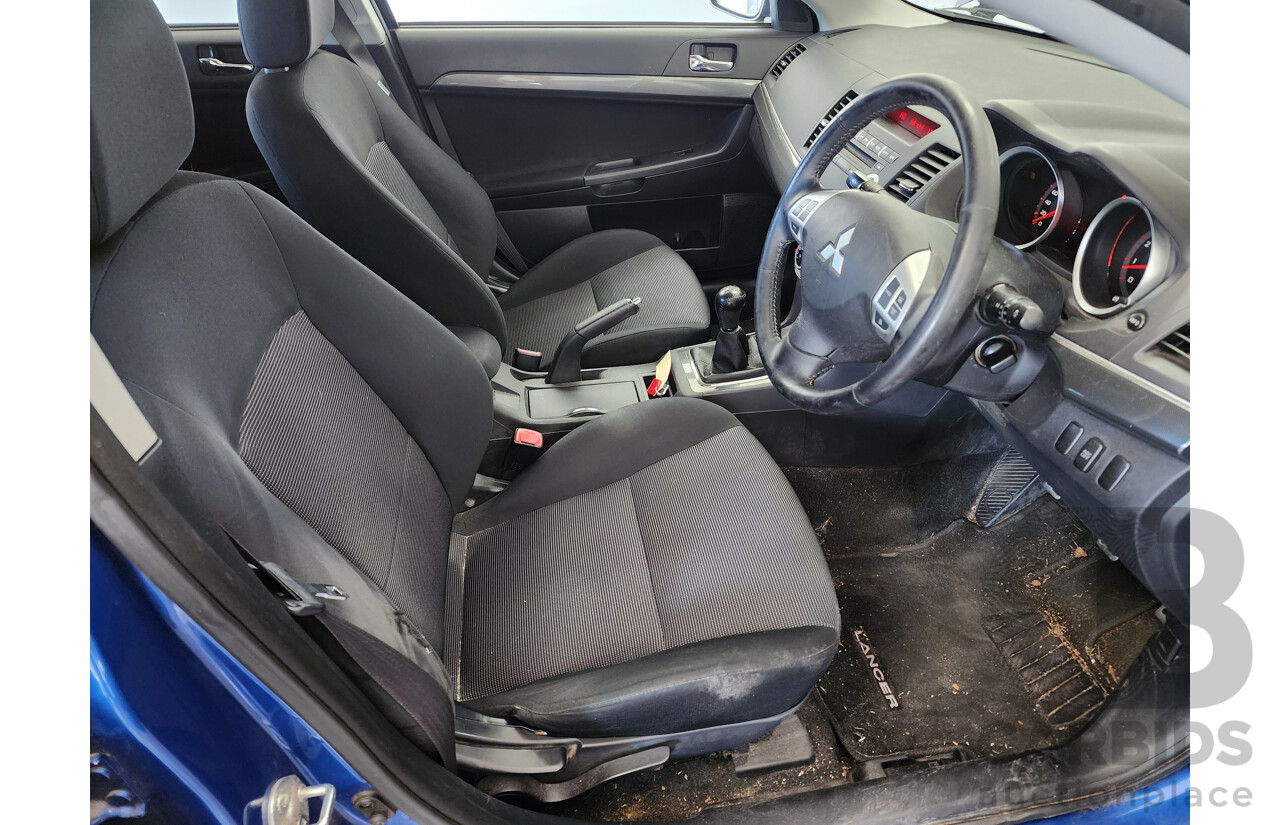 10/2008 Mitsubishi Lancer VR-X CJ 4d Sedan Blue 2.0L