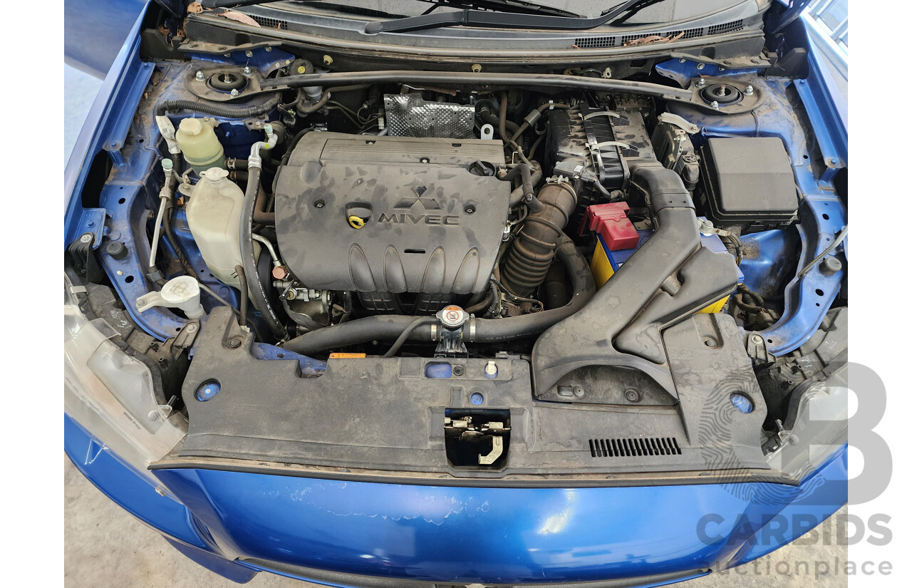 10/2008 Mitsubishi Lancer VR-X CJ 4d Sedan Blue 2.0L