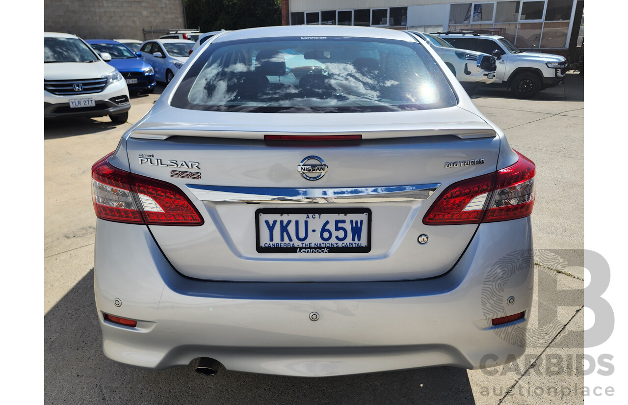 7/2015 Nissan Pulsar SSS B17 SERIES 2 4d Sedan Silver 1.6L