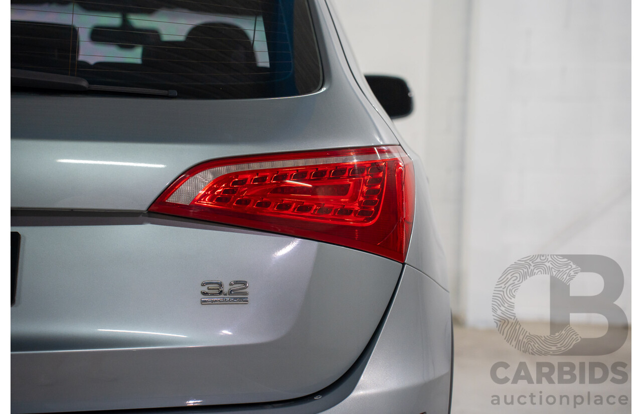 4/2011 Audi Q5 3.2 FSI Quattro 8R MY11 4d Wagon Quartz Grey Metallic V6 3.2L