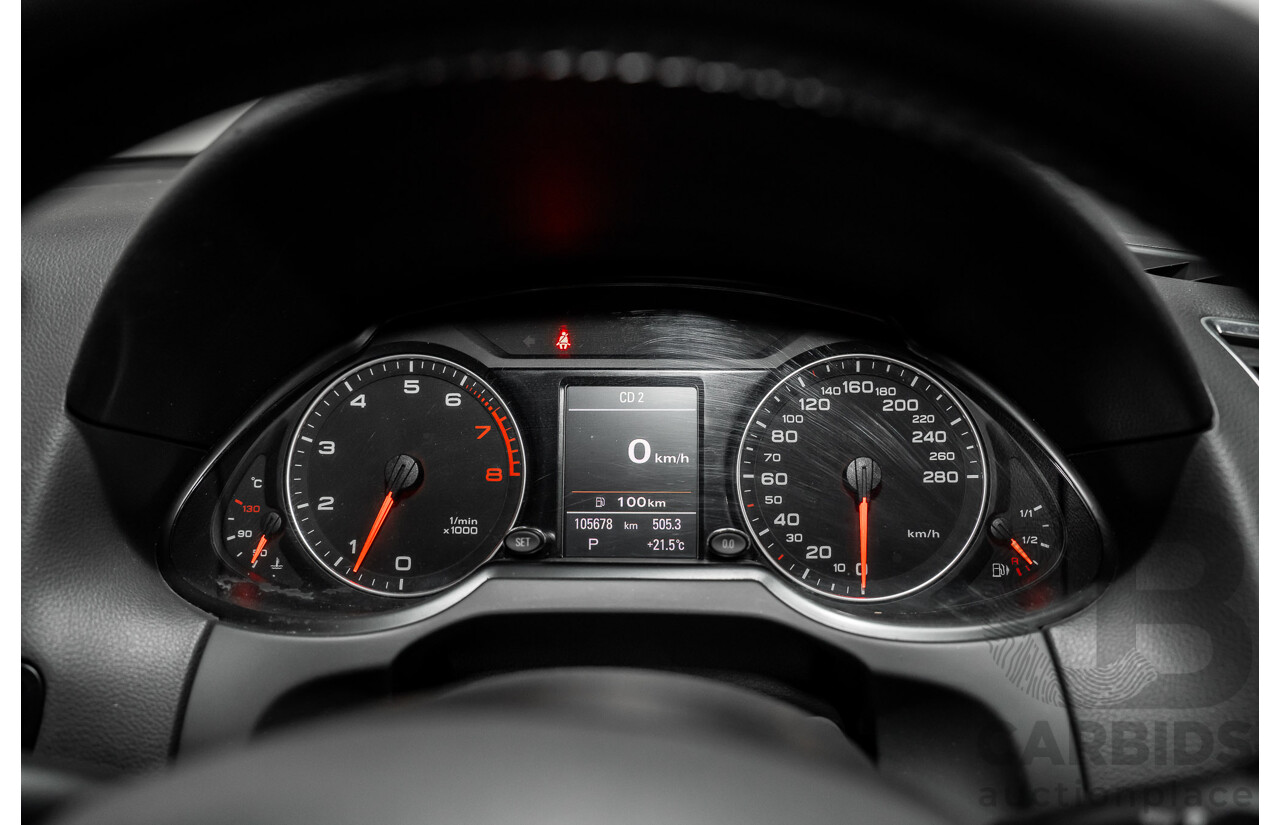 4/2011 Audi Q5 3.2 FSI Quattro 8R MY11 4d Wagon Quartz Grey Metallic V6 3.2L