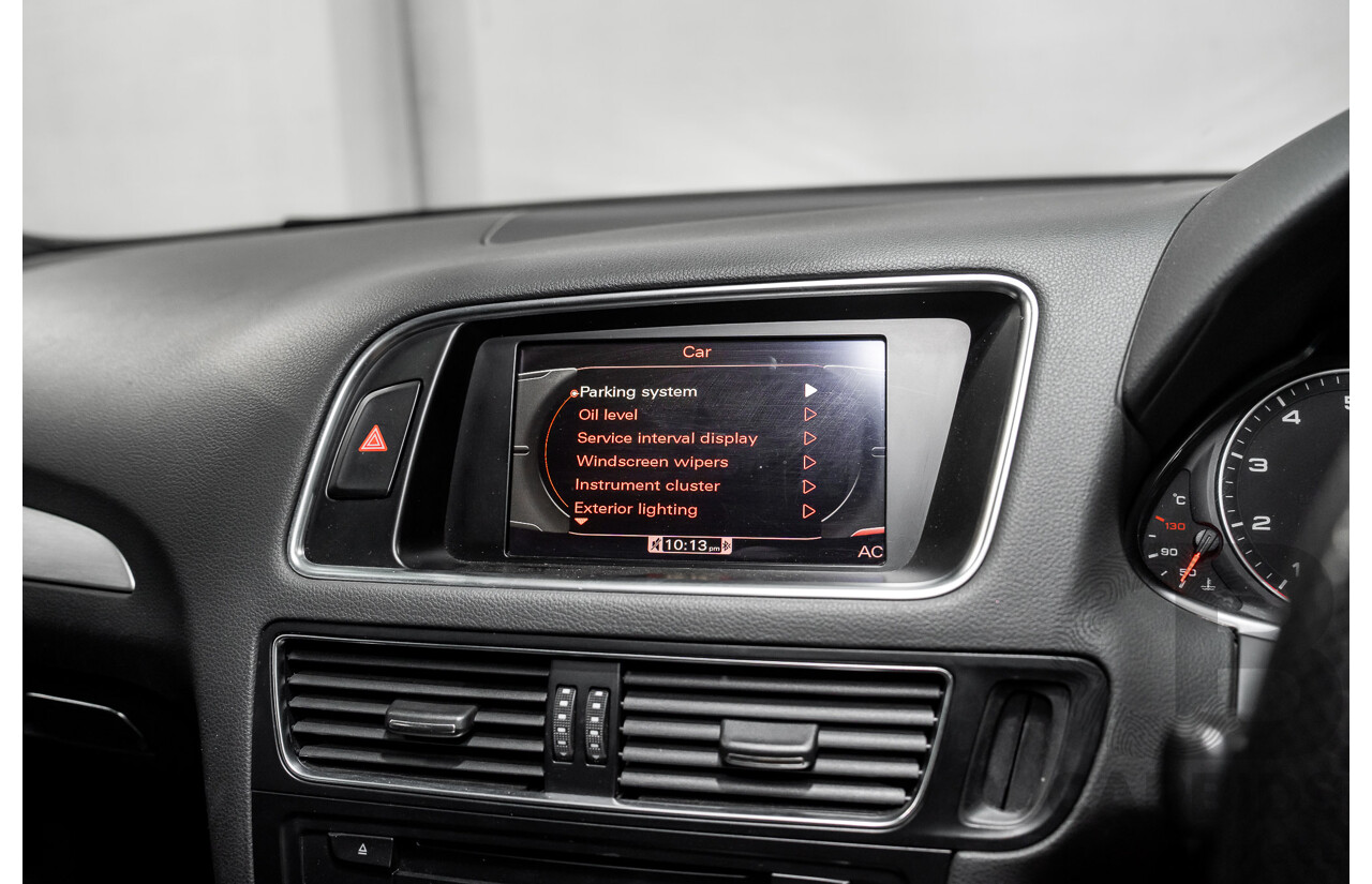 4/2011 Audi Q5 3.2 FSI Quattro 8R MY11 4d Wagon Quartz Grey Metallic V6 3.2L