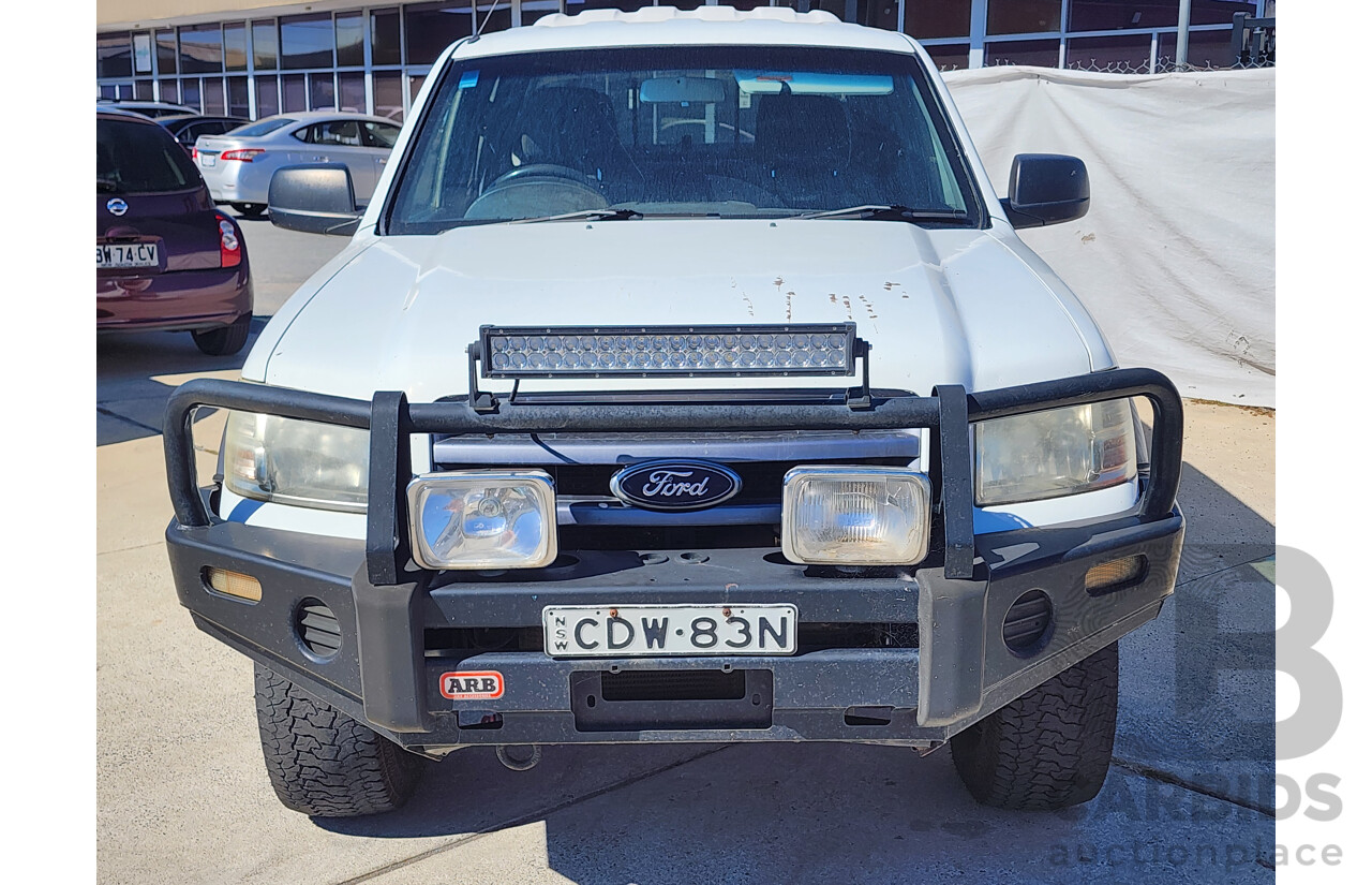 9/2008 Ford Ranger XL (4x4) PJ 07 UPGRADE Dual Cab P/Up White 3.0L