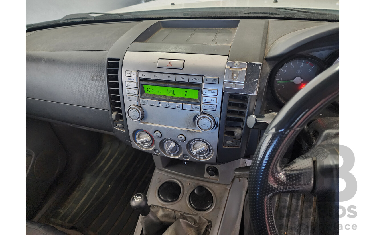 9/2008 Ford Ranger XL (4x4) PJ 07 UPGRADE Dual Cab P/Up White 3.0L