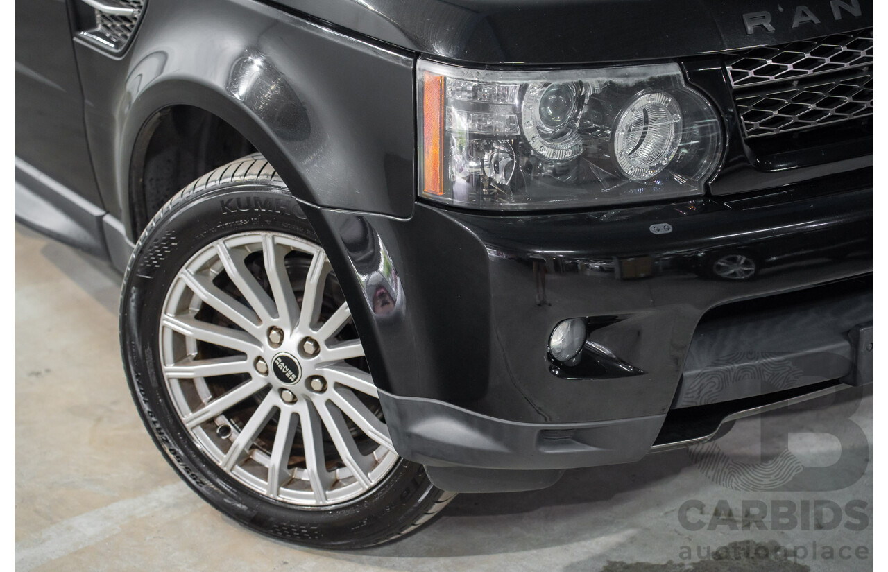 8/2012 Range Rover Range Rover Sport 3.0 SDV6 MY12 4d Wagon Santorini Black Metallic Turbo Diesel V6 3.0L