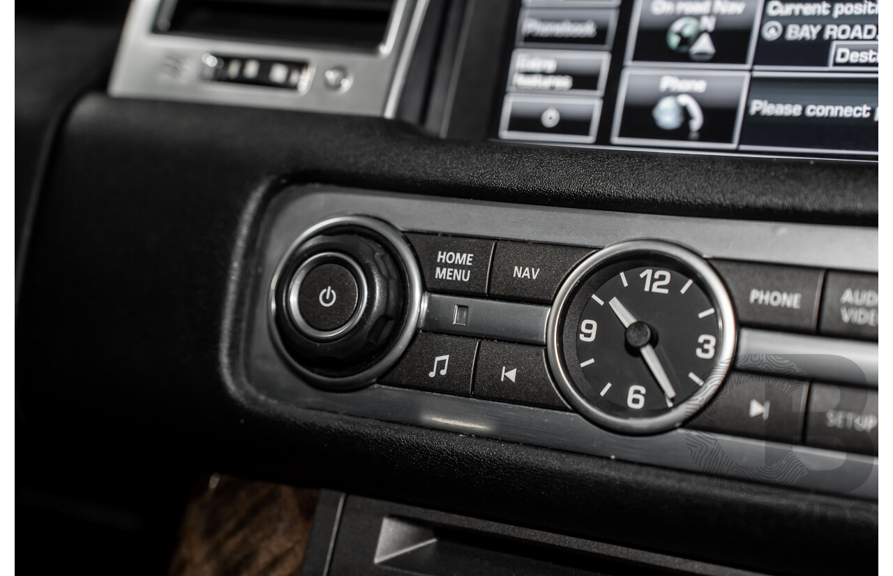 8/2012 Range Rover Range Rover Sport 3.0 SDV6 MY12 4d Wagon Santorini Black Metallic Turbo Diesel V6 3.0L