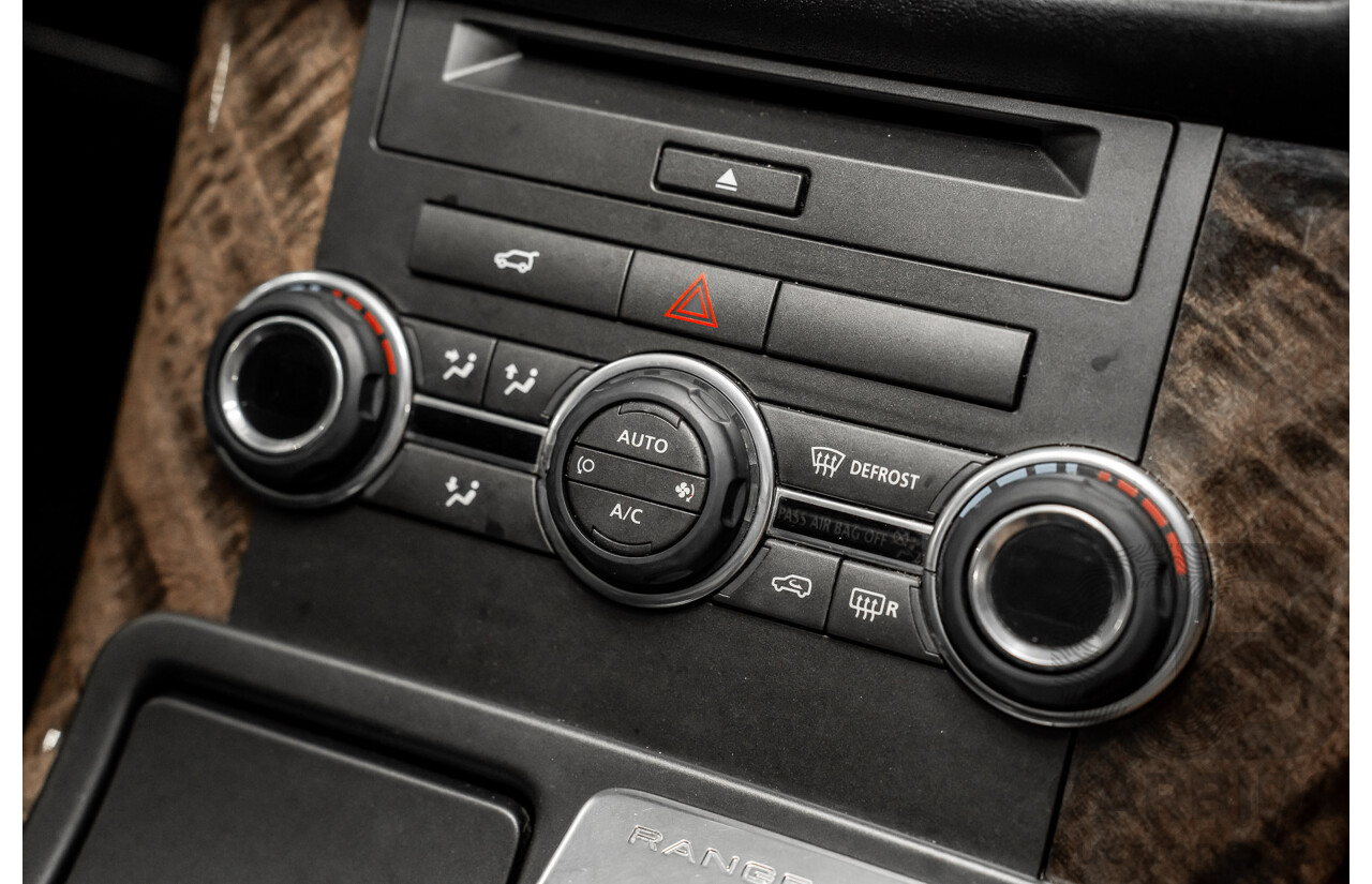 8/2012 Range Rover Range Rover Sport 3.0 SDV6 MY12 4d Wagon Santorini Black Metallic Turbo Diesel V6 3.0L