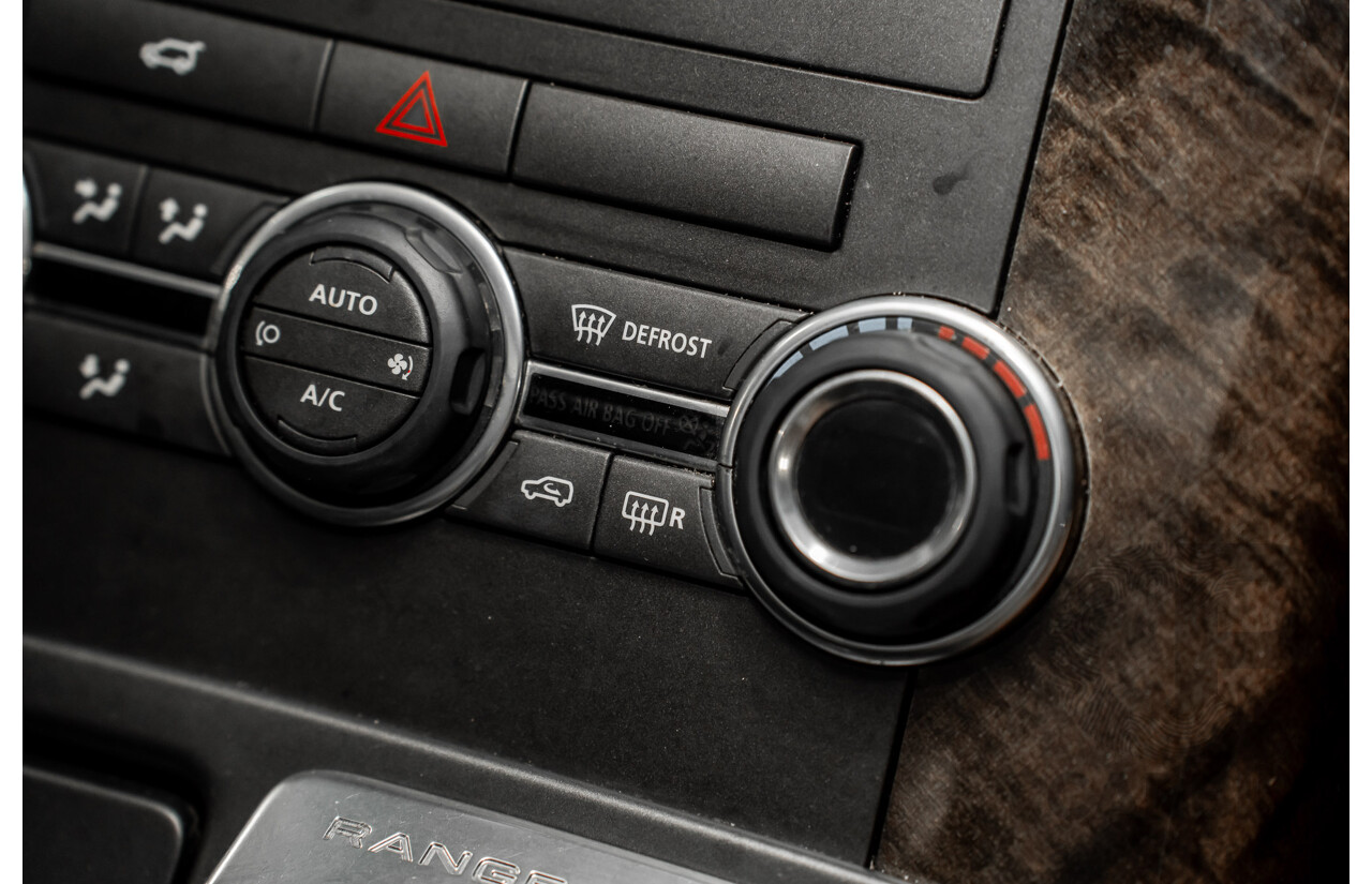 8/2012 Range Rover Range Rover Sport 3.0 SDV6 MY12 4d Wagon Santorini Black Metallic Turbo Diesel V6 3.0L