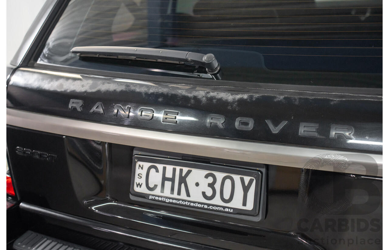 8/2012 Range Rover Range Rover Sport 3.0 SDV6 MY12 4d Wagon Santorini Black Metallic Turbo Diesel V6 3.0L