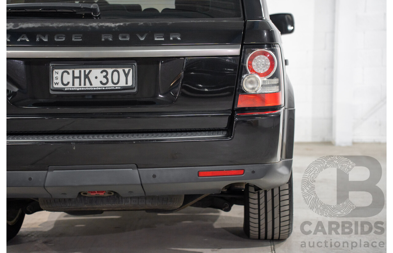 8/2012 Range Rover Range Rover Sport 3.0 SDV6 MY12 4d Wagon Santorini Black Metallic Turbo Diesel V6 3.0L