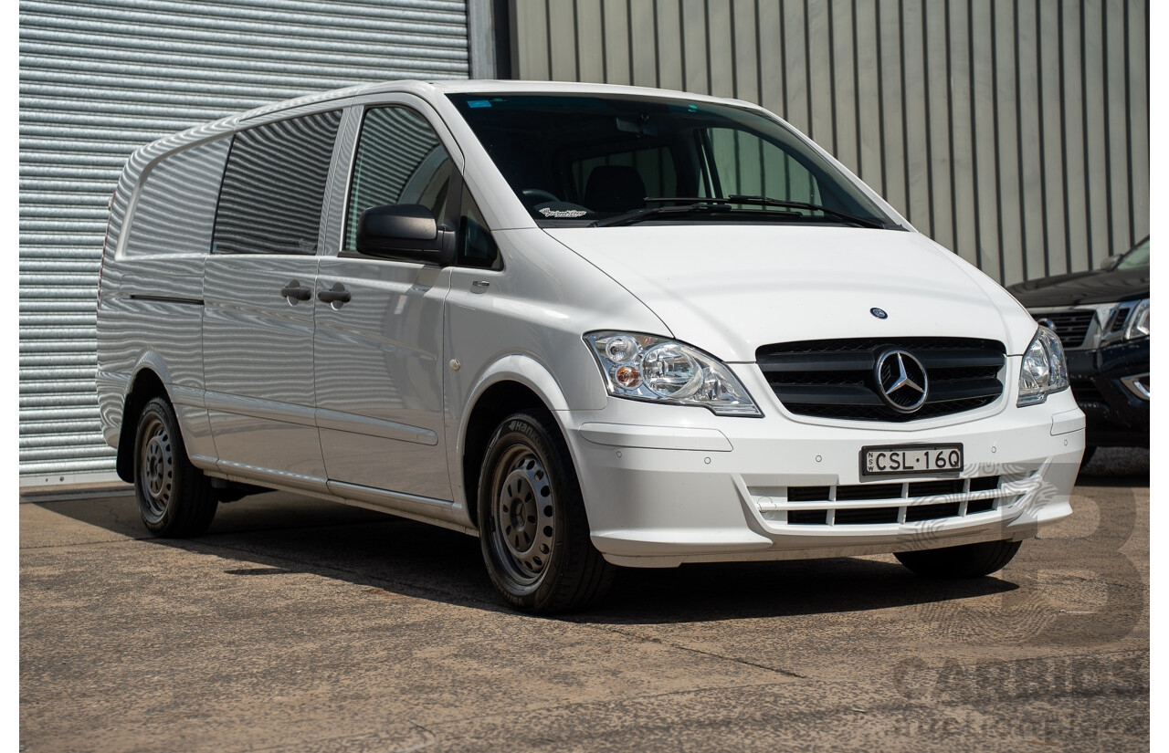 5/2014 Mercedes-Benz Vito 113cdi (LWB) MY14 4d Van Arctic White Turbo Diesel 2.1L
