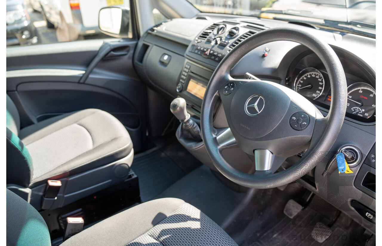 5/2014 Mercedes-Benz Vito 113cdi (LWB) MY14 4d Van Arctic White Turbo Diesel 2.1L