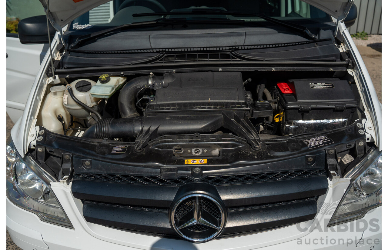 5/2014 Mercedes-Benz Vito 113cdi (LWB) MY14 4d Van Arctic White Turbo Diesel 2.1L