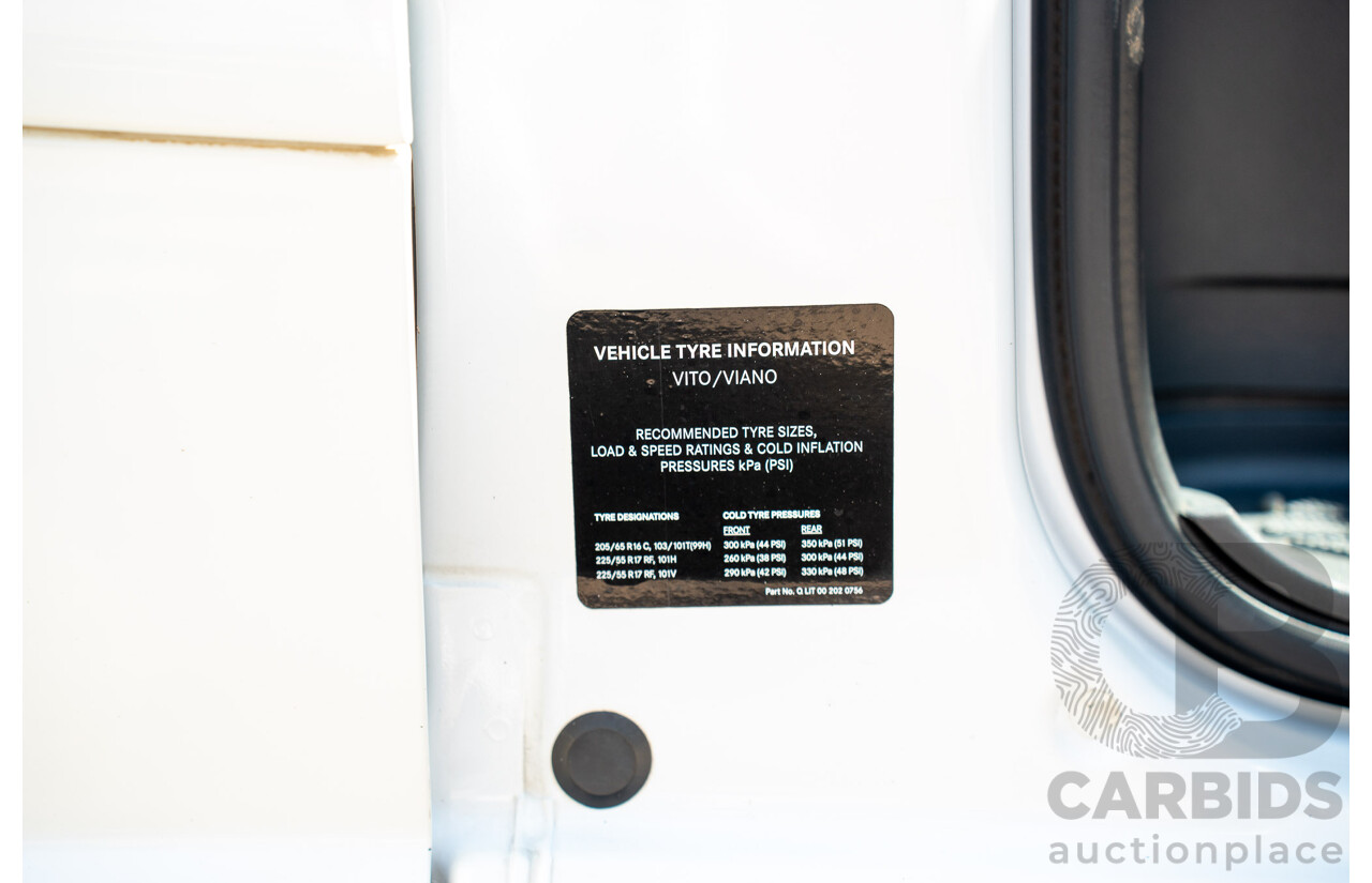 5/2014 Mercedes-Benz Vito 113cdi (LWB) MY14 4d Van Arctic White Turbo Diesel 2.1L