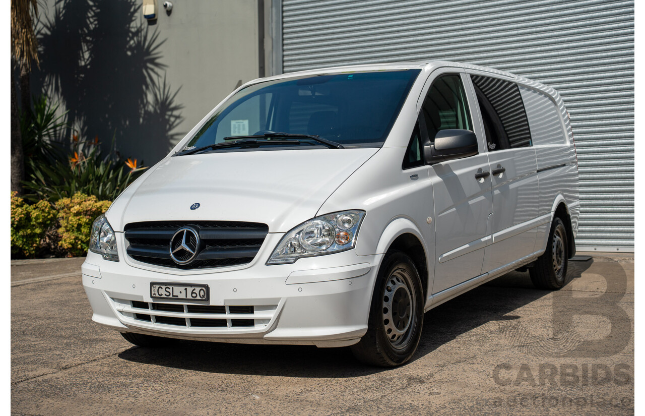 5/2014 Mercedes-Benz Vito 113cdi (LWB) MY14 4d Van Arctic White Turbo Diesel 2.1L