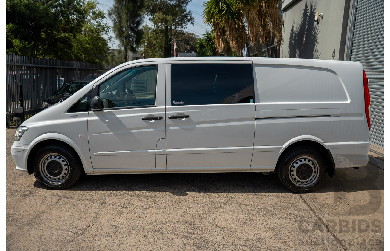 5/2014 Mercedes-Benz Vito 113cdi (LWB) MY14 4d Van Arctic White Turbo Diesel 2.1L